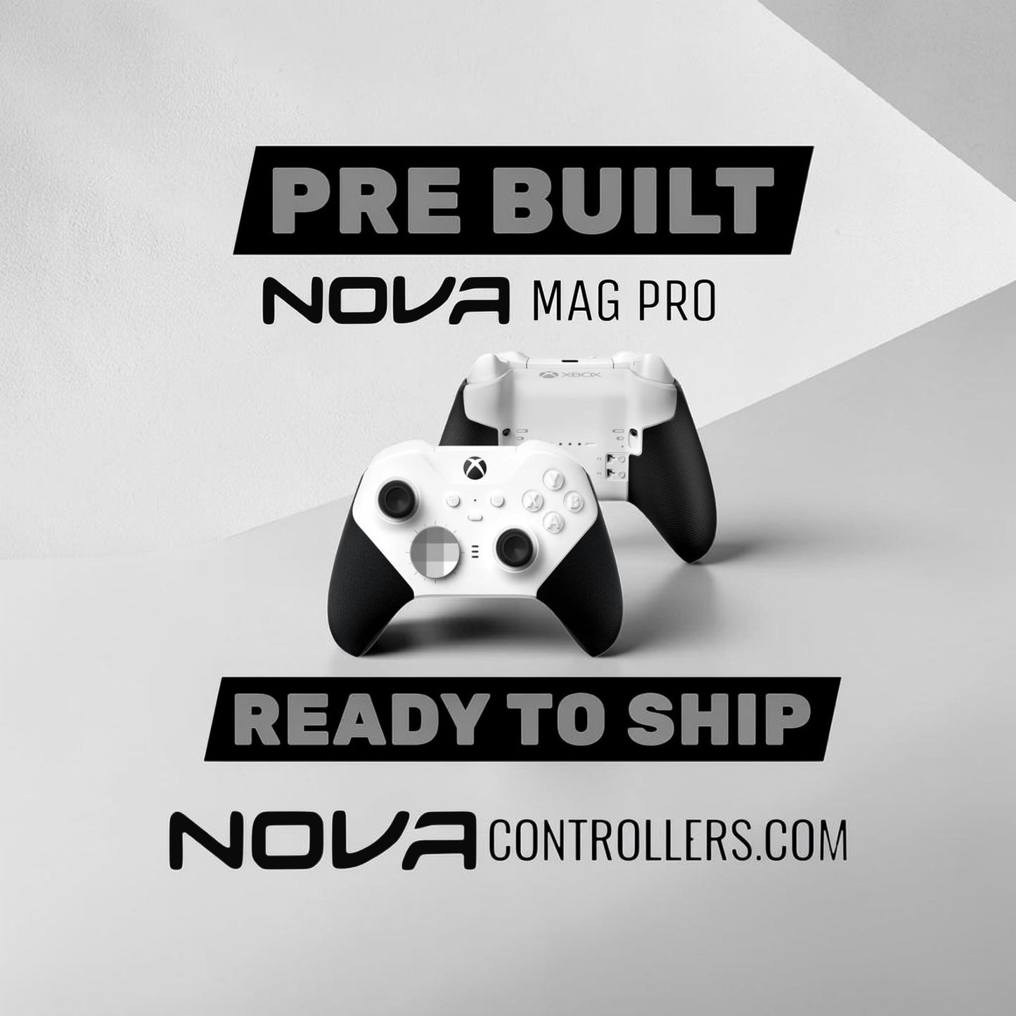 PRE BUILT / READY TO SHIP: NOVA NOVA MAG XE S2 PRO CONTROLLER (TMR) White Core Edition (Base Unit - No Accessories)