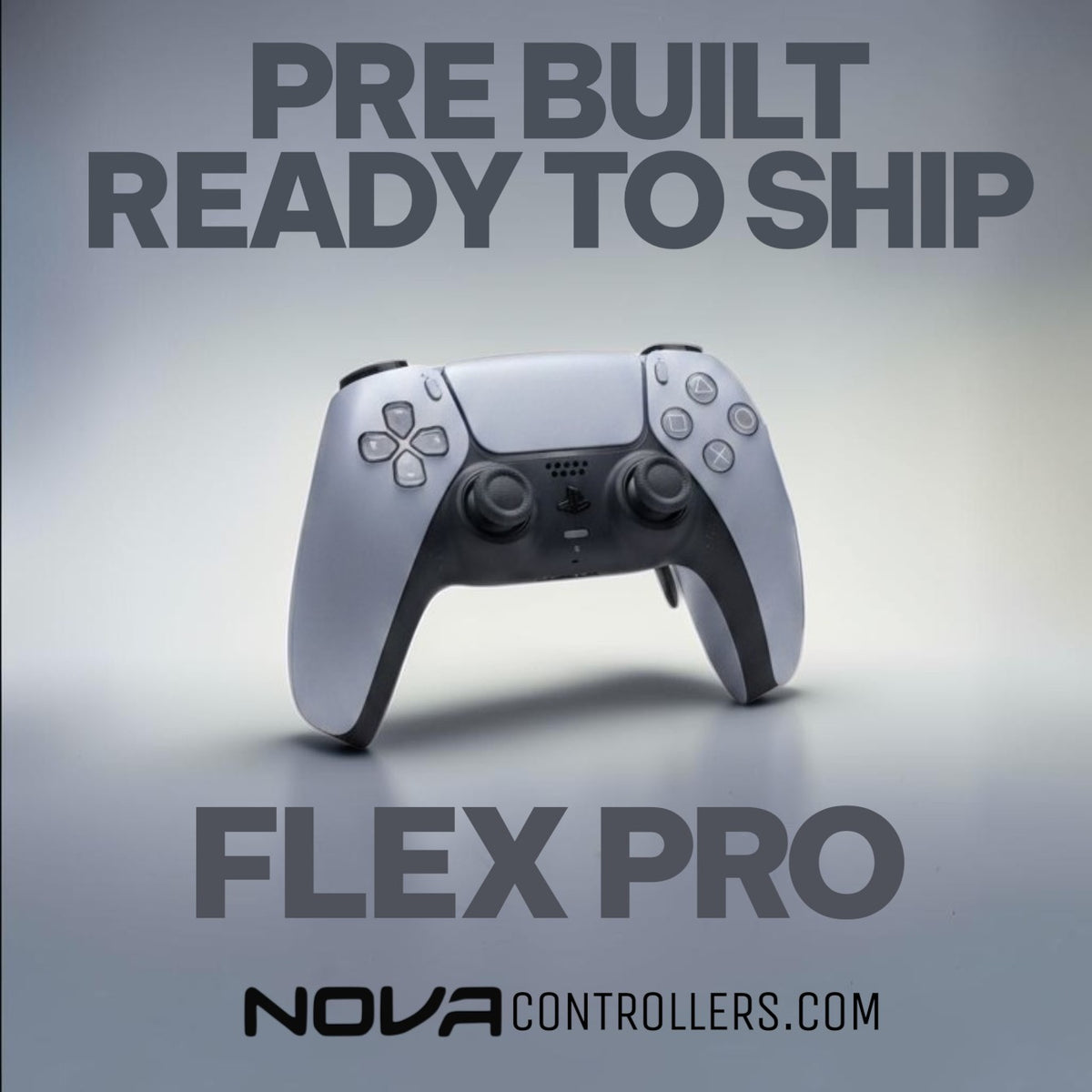 PRE BUILT / READY TO SHIP: PS5 NOVA FLEX PRO CONTROLLER - WITH FU TMR AND 2 BACK PADDLES