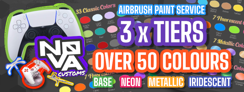 Nova Customs - Airbrush - Controller Painting Service