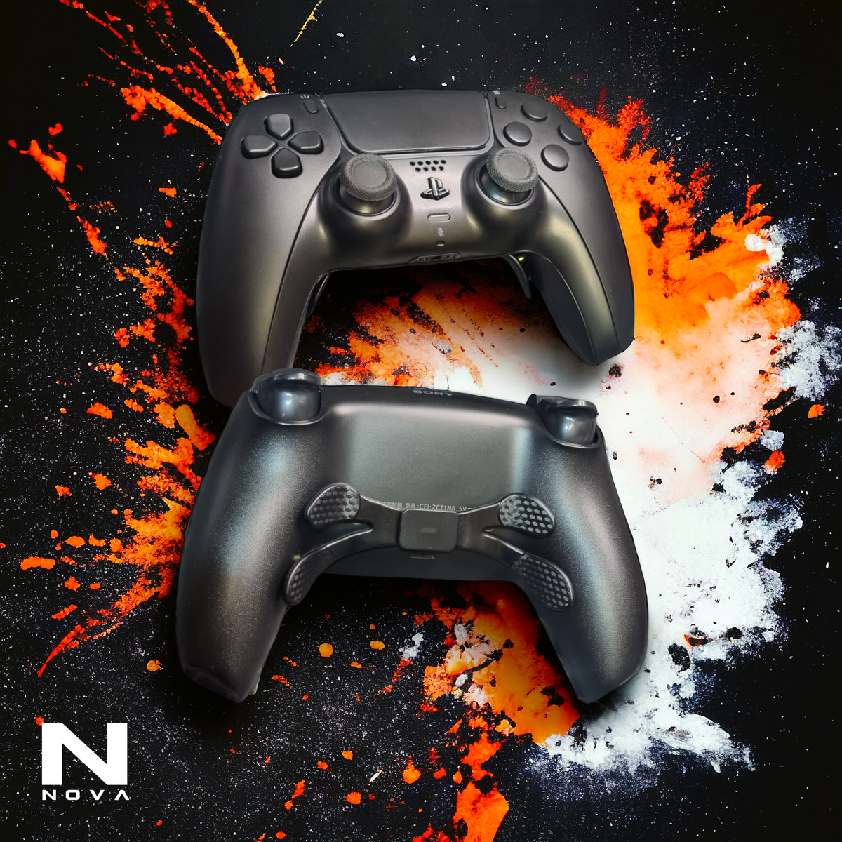PS5 Nova Flex Pro Shadow Black – Nova Controllers Mods & Repairs