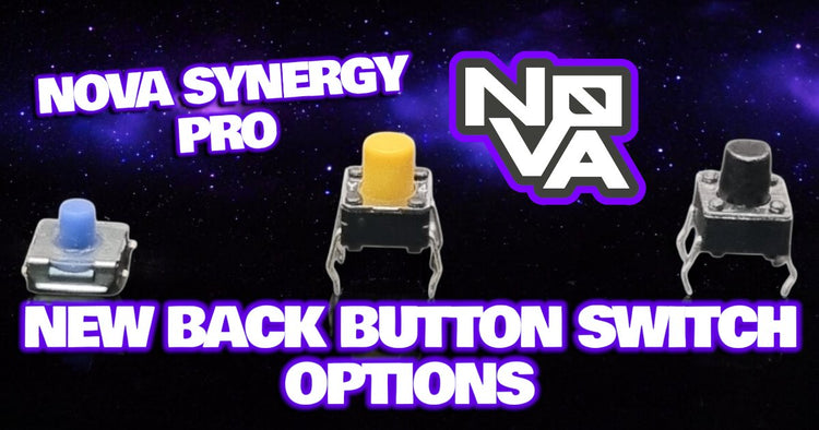 NEW SYNERGY BUTTON SWITCH OPTIONS! – Nova Controllers Mods & Repairs