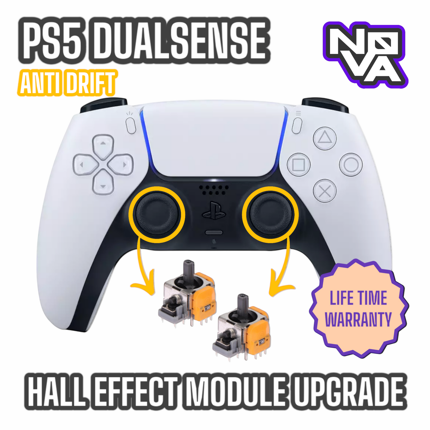SEND IN: PS5 Standard Controller Stick Drift Fix - HALL EFFECT