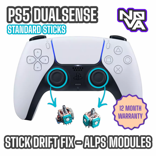 SEND IN: PS5 Standard Controller Stick Drift Fix - 2x STANDARD STICKS (ALPS)