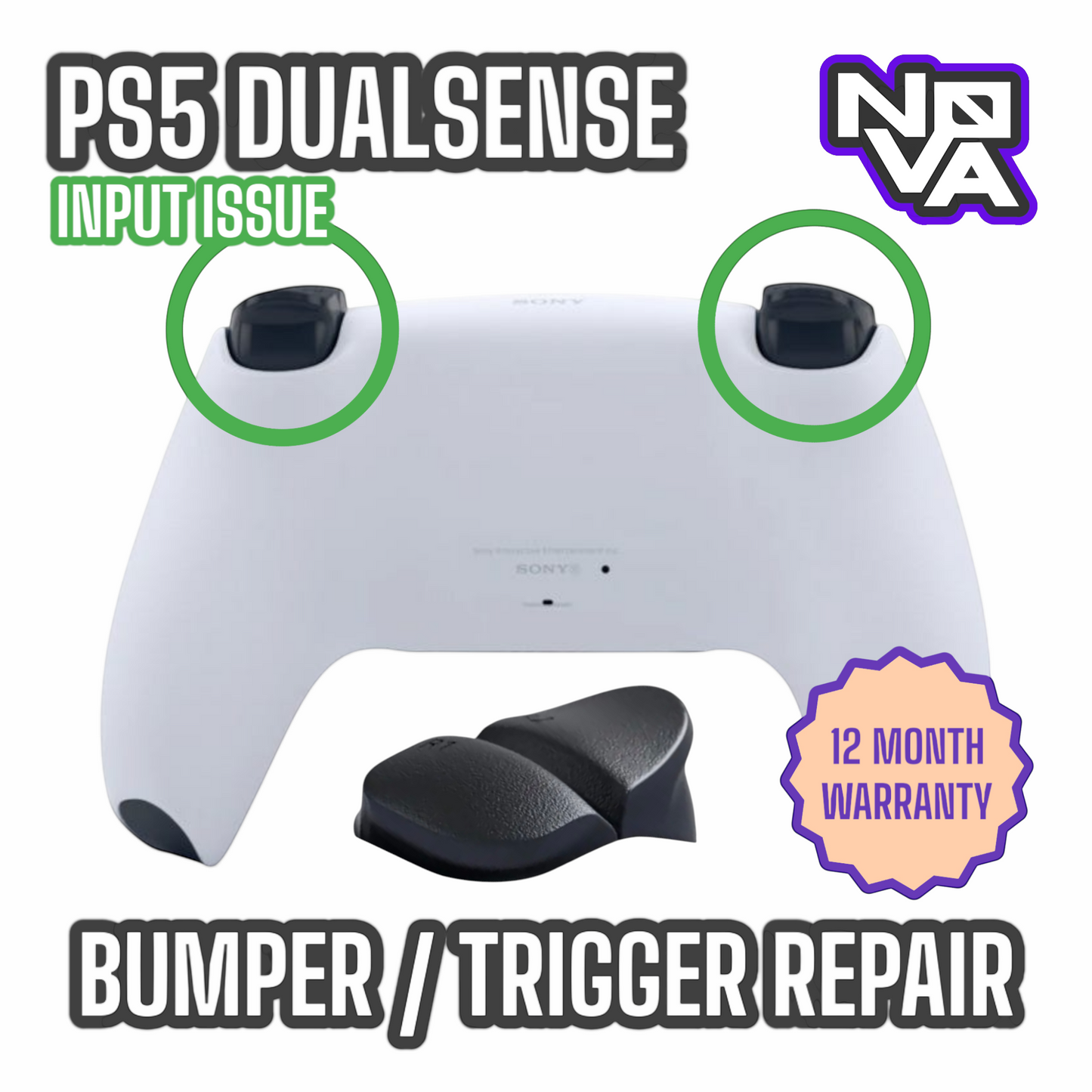 SEND IN: PS5 Standard Controller Face Button & Trigger Input Repair