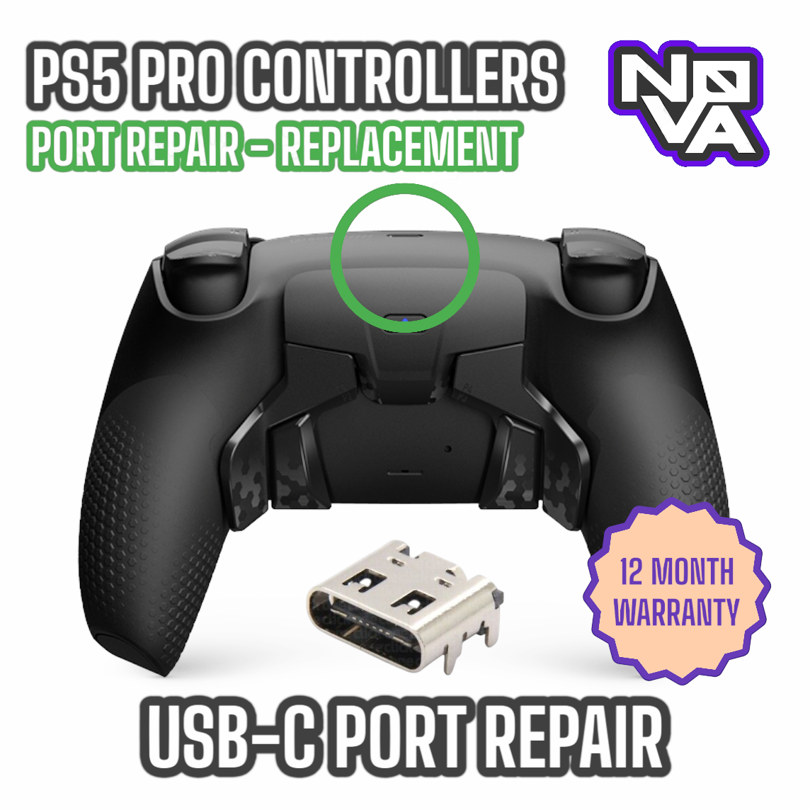 SEND IN: PS5 Custom / Pro Controller Repair - (1 Price covers all internal repairs)