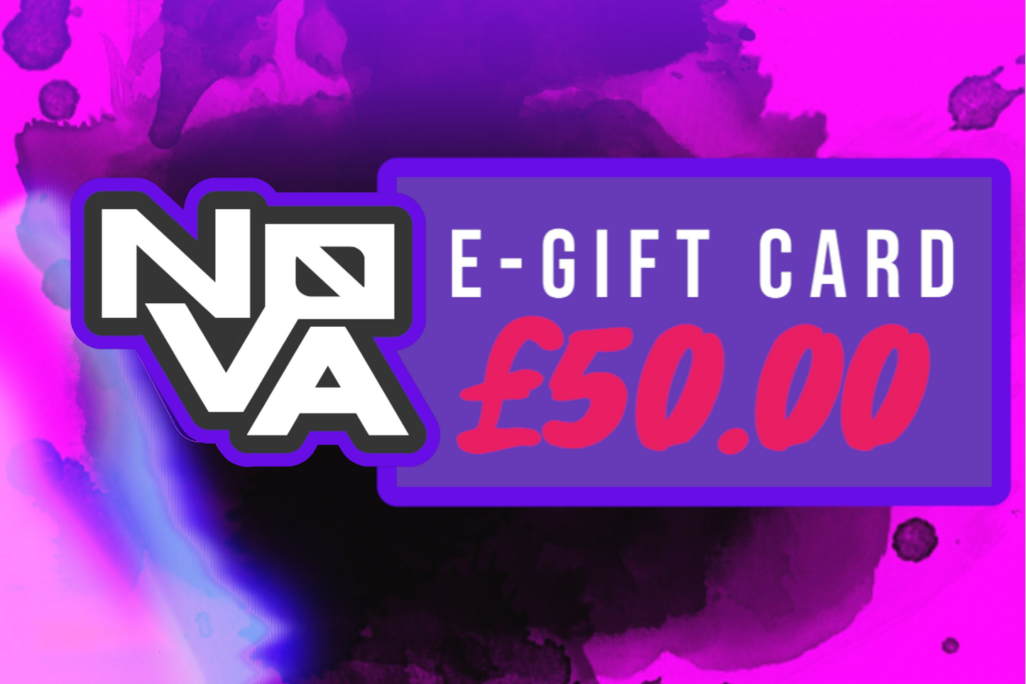 NOVA CONTROLLERS E-GIFT CARD