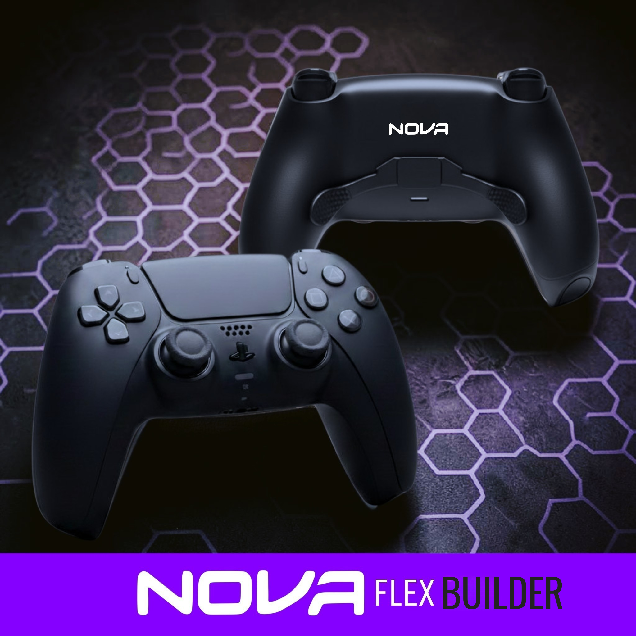 Back Control Controller PS5 NOVA FLEX PRO CUSTOM CONTROLLER BUILDER (BACK PADDLES) – Nova ...
