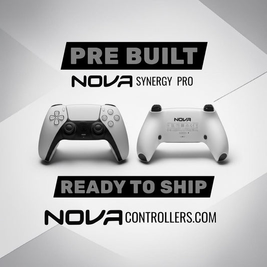 PRE BUILT / READY TO SHIP: NOVA SYNERGY PRO CONTROLLER - WITH MOUSE CLICK BACK BUTTONS