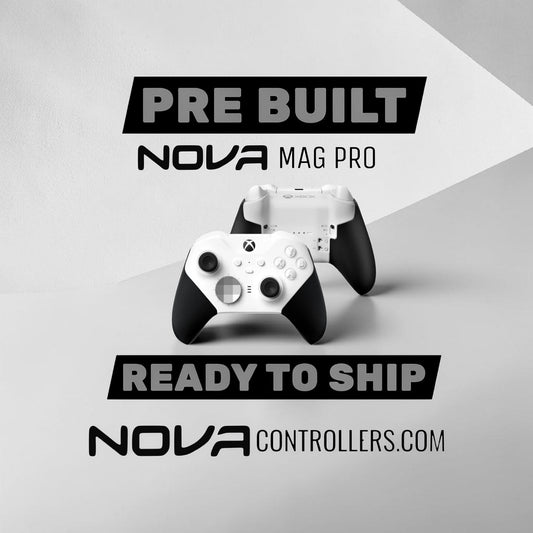 PRE BUILT / READY TO SHIP: NOVA NOVA MAG XE S2 PRO CONTROLLER (TMR) White Core Edition (Base Unit - No Accessories)
