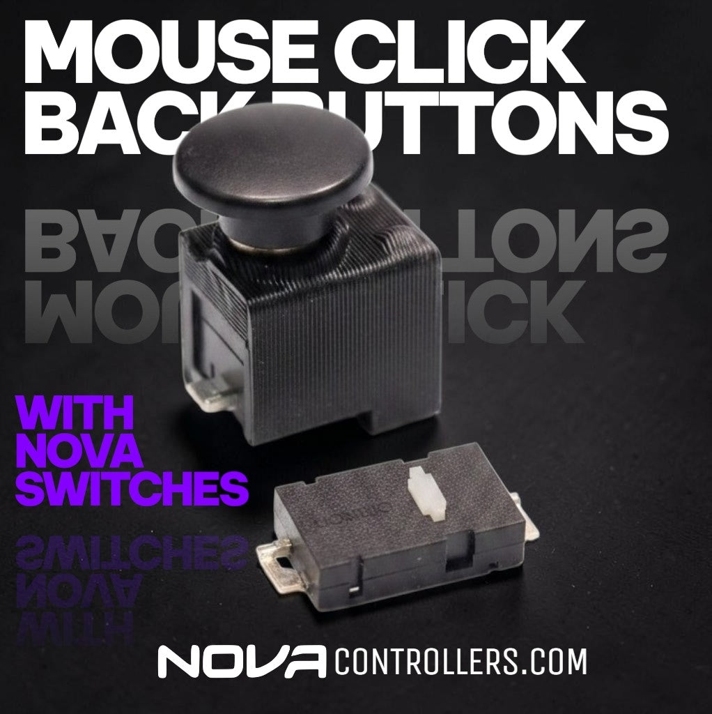 NOVA MOUSE CLICK SWITCHES (3D PRINTED PARTS SELF INSTALL)