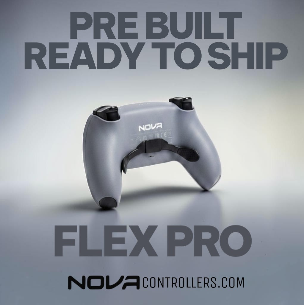 PRE BUILT / READY TO SHIP: PS5 NOVA FLEX PRO CONTROLLER - WITH FU TMR AND 2 BACK PADDLES