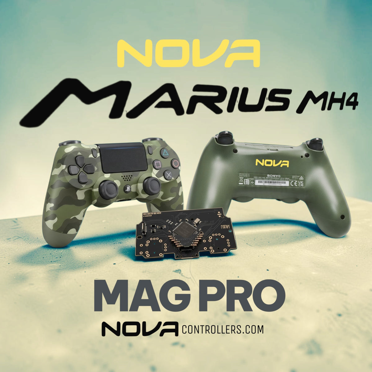 MARIUS MH4 NOVA MAG PRO CUSTOM CONTROLLER (HALL EFFECT) 8K PC ONLY