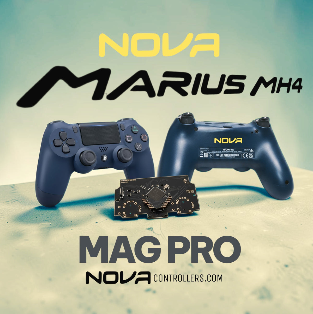 MARIUS MH4 NOVA MAG PRO CUSTOM CONTROLLER (HALL EFFECT) 8K PC ONLY