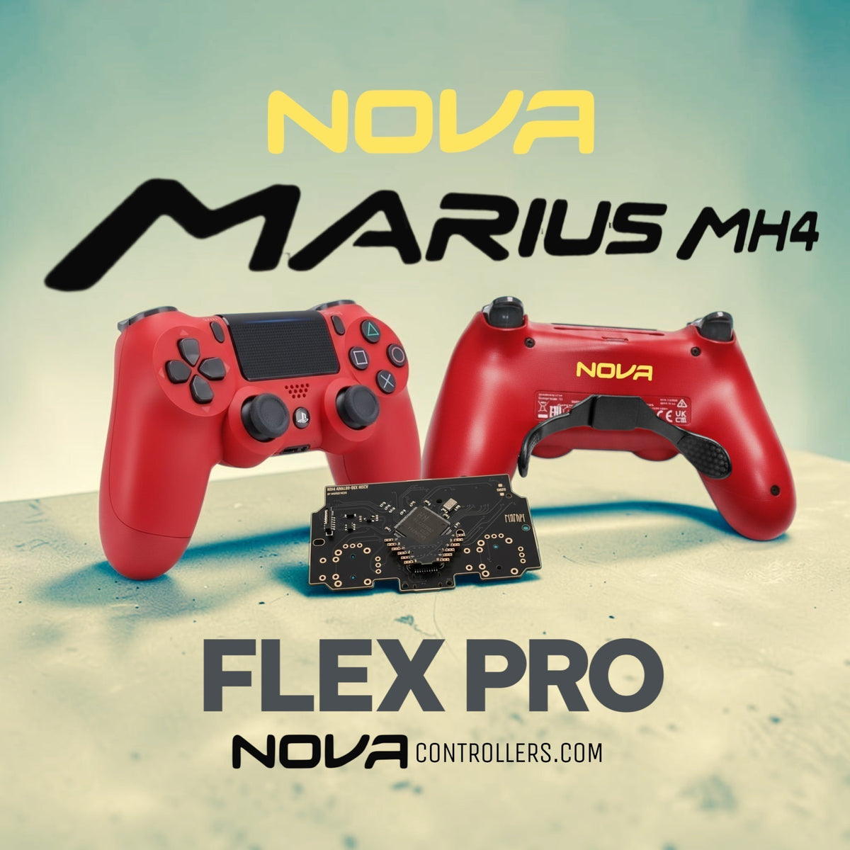MARIUS MH4 NOVA FLEX PRO CUSTOM CONTROLLER (BACK PADDLES) 8K PC ONLY