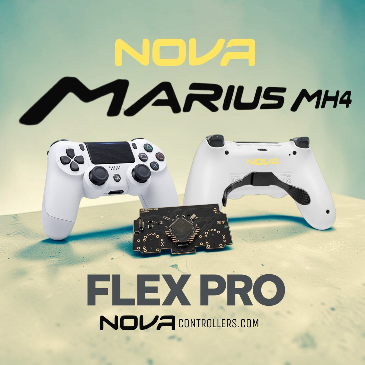 MARIUS MH4 NOVA FLEX PRO CUSTOM CONTROLLER (BACK PADDLES) 8K PC ONLY