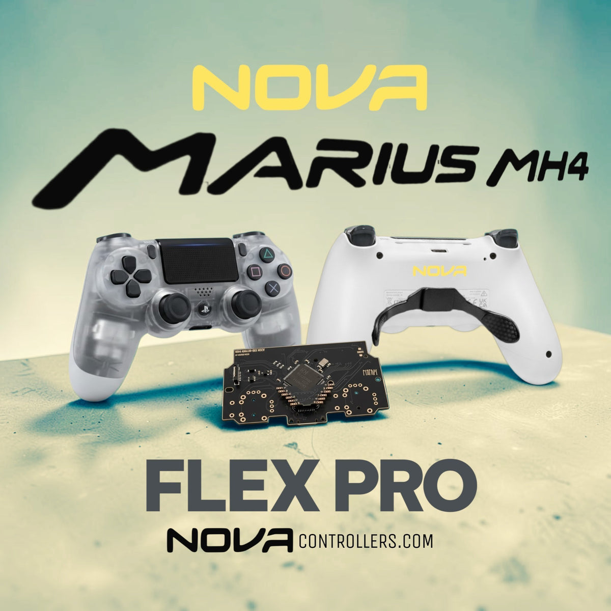 MARIUS MH4 NOVA FLEX PRO CUSTOM CONTROLLER (BACK PADDLES) 8K PC ONLY
