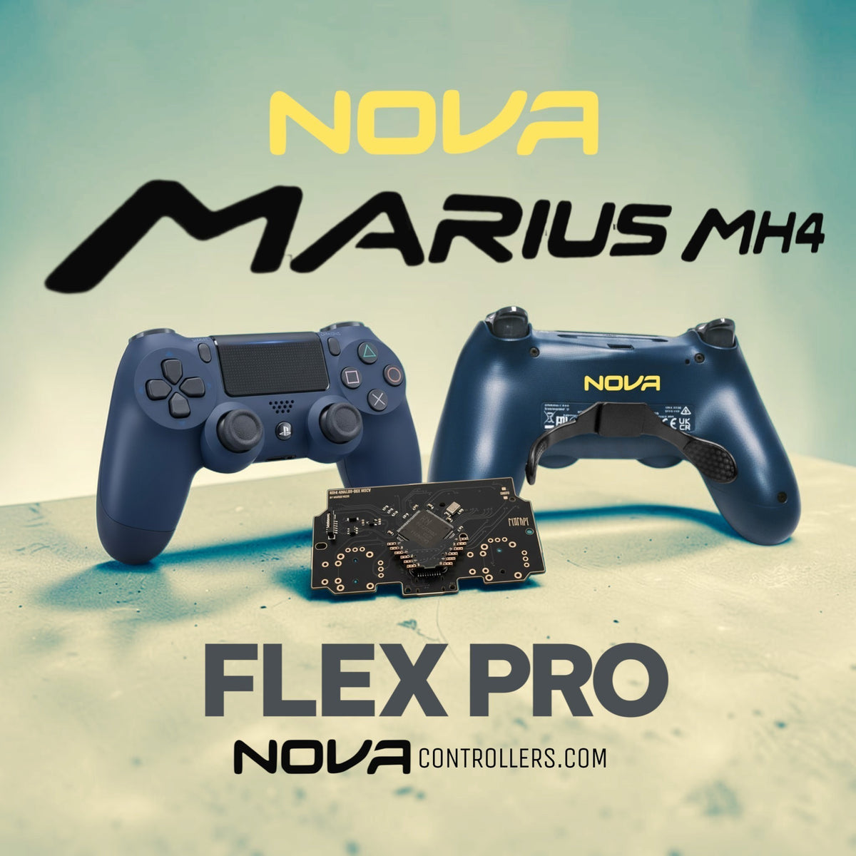 MARIUS MH4 NOVA FLEX PRO CUSTOM CONTROLLER (BACK PADDLES) 8K PC ONLY