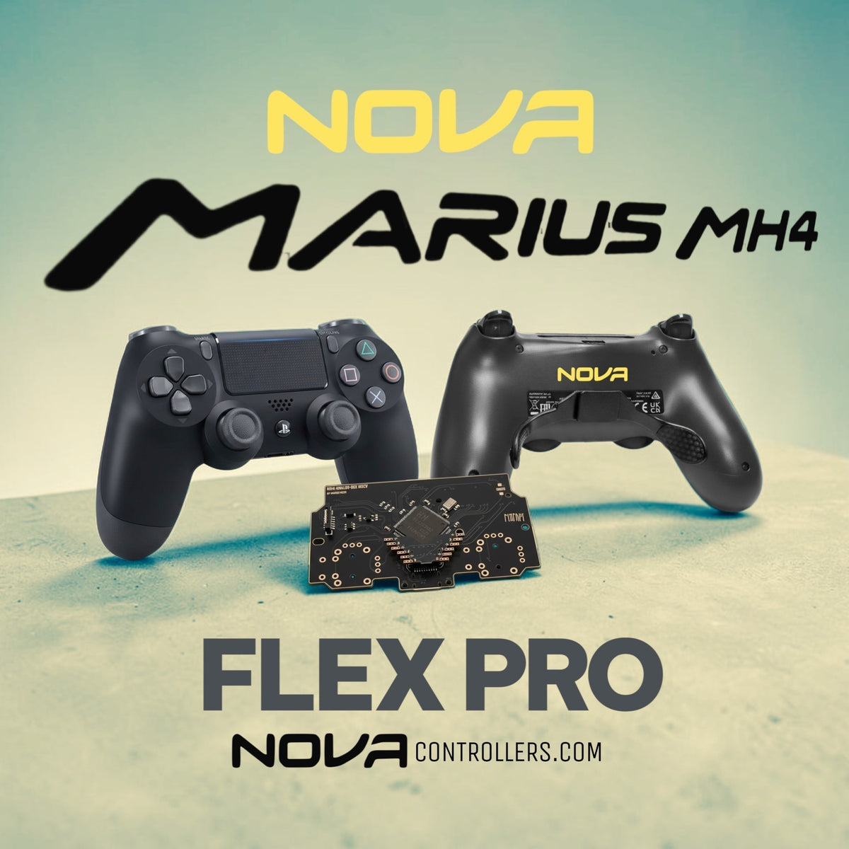MARIUS MH4 NOVA FLEX PRO CUSTOM CONTROLLER (BACK PADDLES) 8K PC ONLY
