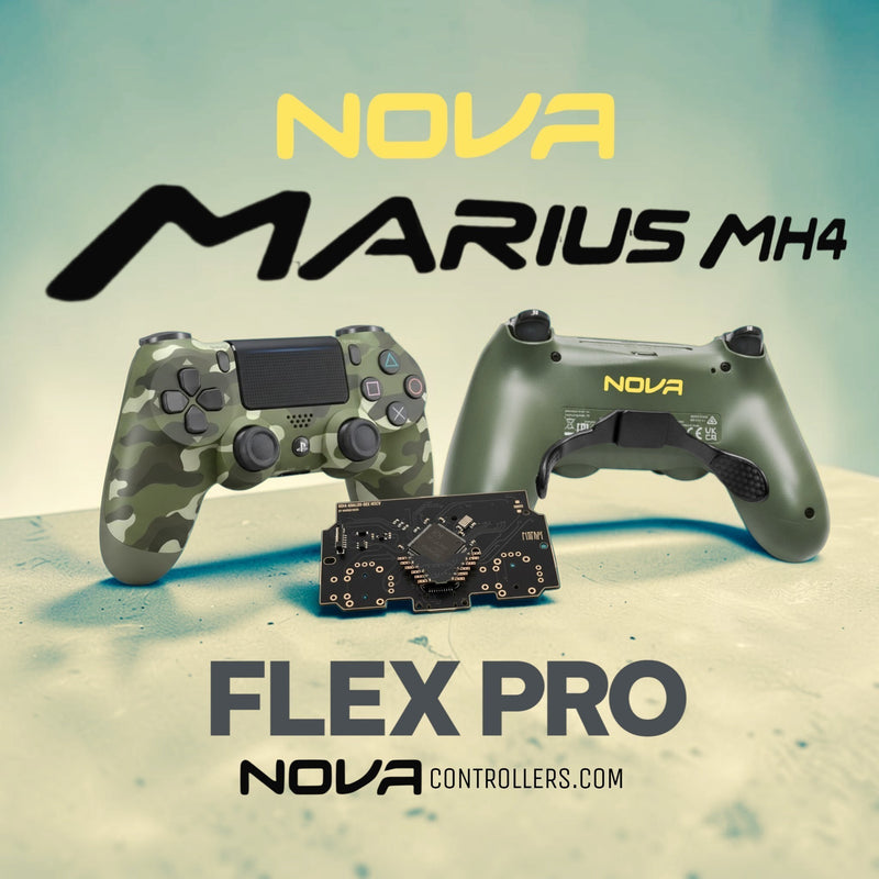 MARIUS MH4 NOVA FLEX PRO CUSTOM CONTROLLER (BACK PADDLES) 8K PC ONLY