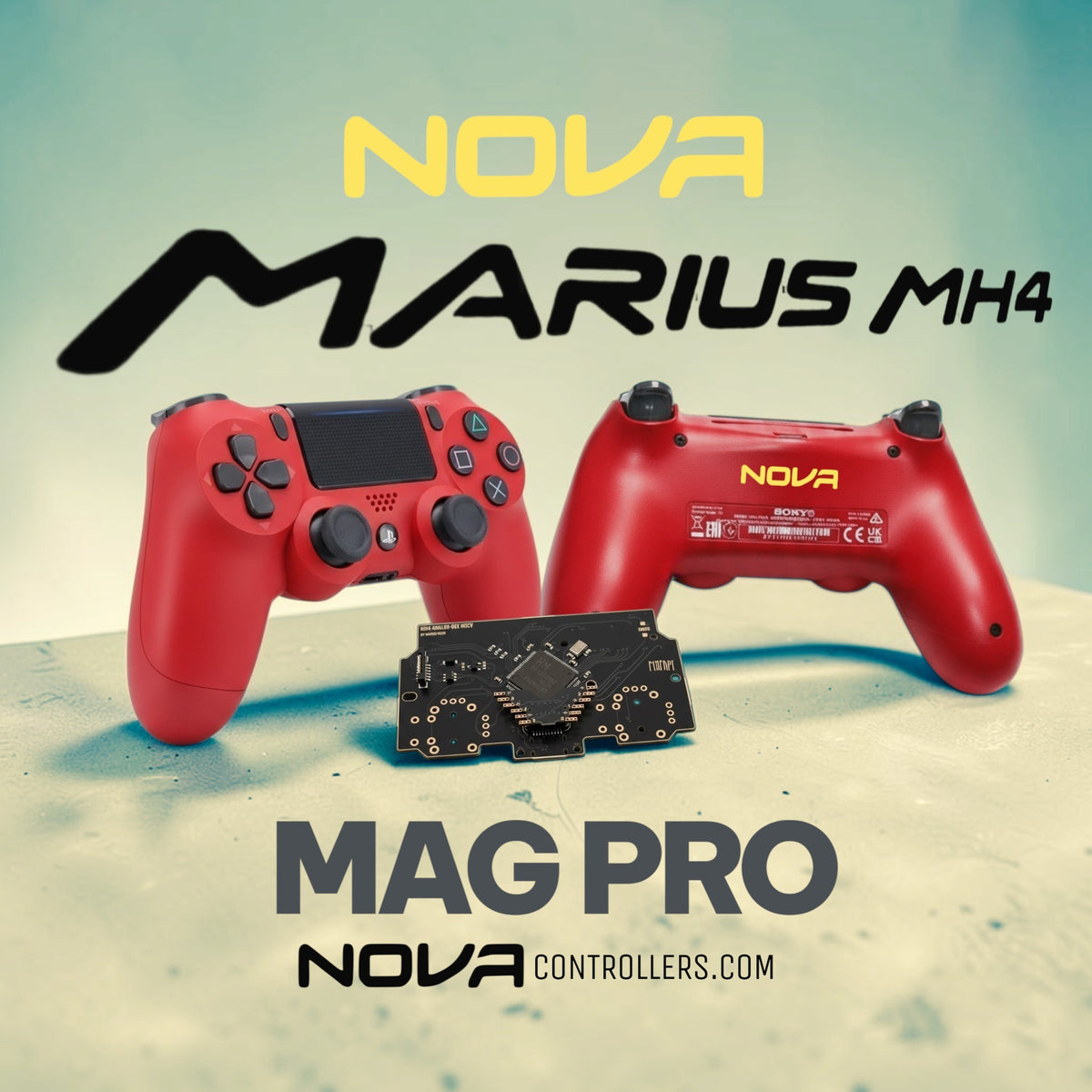 MARIUS MH4 NOVA MAG PRO CUSTOM CONTROLLER (HALL EFFECT) 8K PC ONLY
