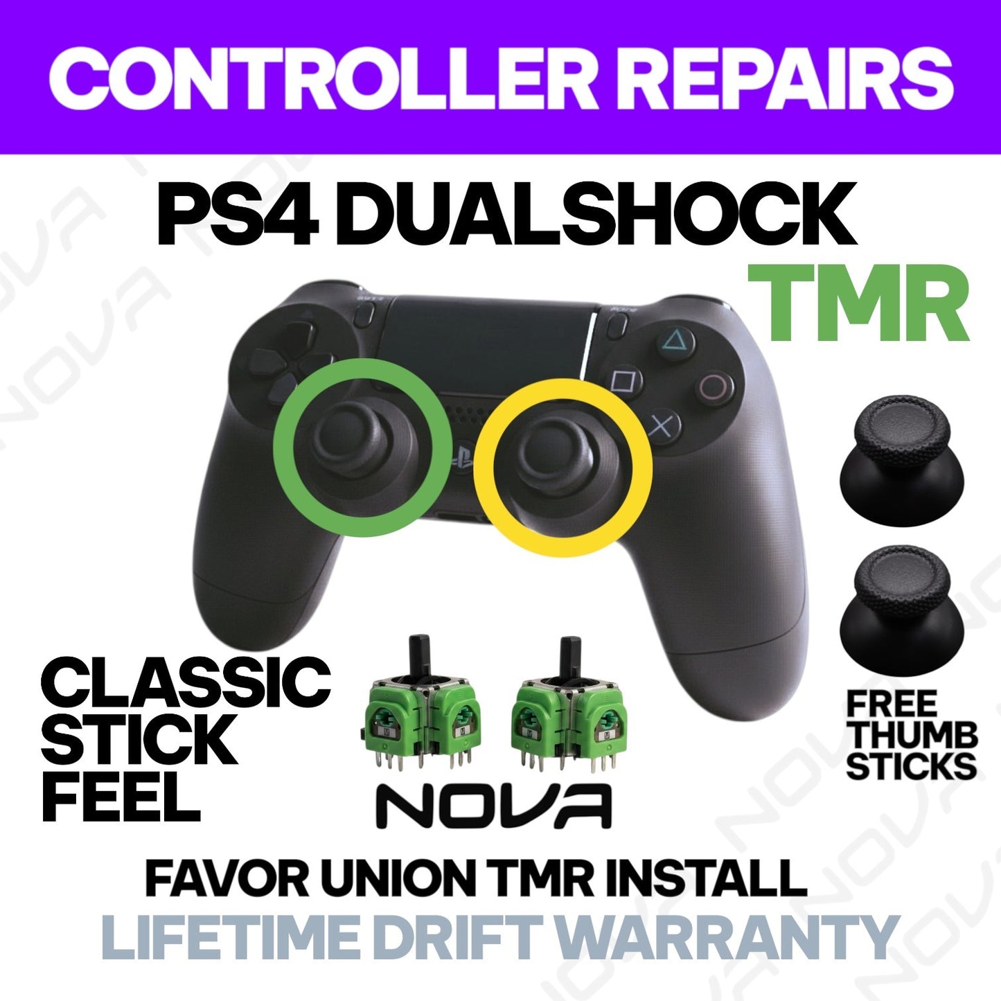 𝗣𝗦𝟰 𝗗𝗨𝗔𝗟𝗦𝗛𝗢𝗖𝗞 TMR ANTI DRIFT STICK INSTALL (FAVOR UNION) - CONTROLLER REPAIRS
