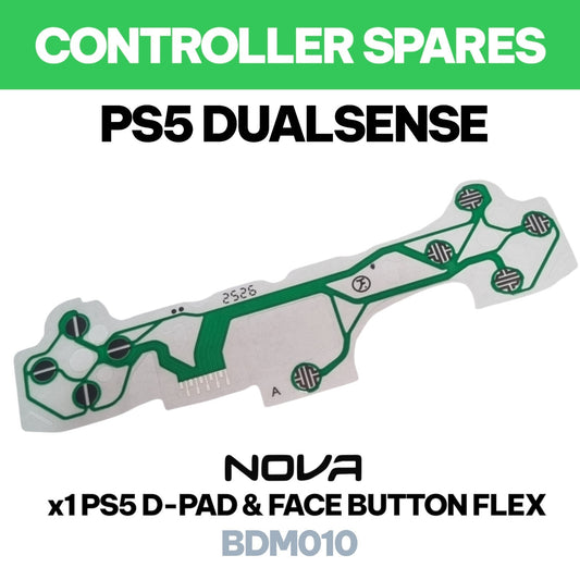 PS5 1x FACE BUTTON FRONT FLEX BDM010 (SELF INSTALL - SPARE PARTS)