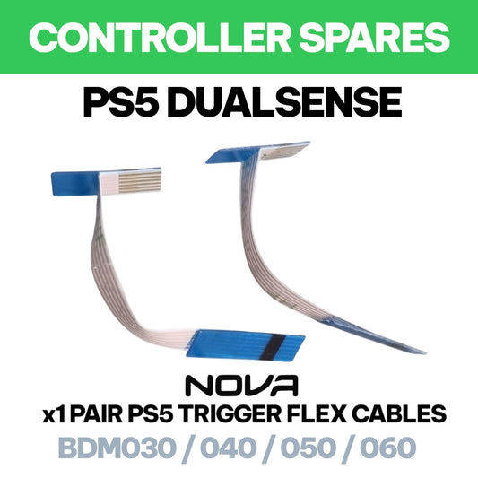 PS5 L2 R2 TRIGGER FLEX CABLES BDM030 040 050 (1 PAIR - SELF INSTALL - SPARE PARTS)