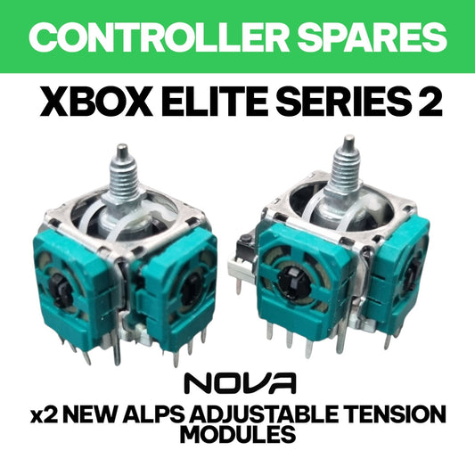 XBOX ELITE SERIES 2 ALPS ANALOGUE STICK MODULES (1 PAIR - SELF INSTALL - SPARE PARTS)