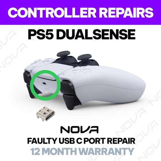 PS5 DUALSENSE USB C PORT REPAIR - CONNECTION ISSUES - NO POWER - CONTROLLER REPAIRS
