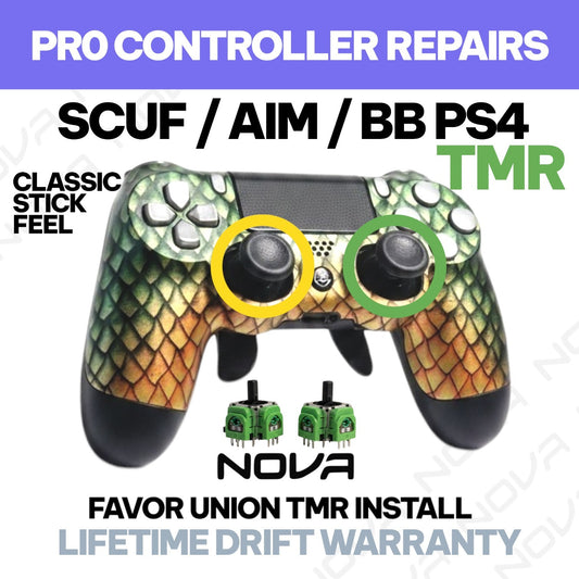 𝗣𝗦𝟰 𝗦𝗖𝗨𝗙 / 𝗔𝗜𝗠 / 𝗕𝗔𝗧𝗧𝗟𝗘 𝗕𝗘𝗔𝗩𝗘𝗥 TMR INSTALL FAVOR UNION - PRO CONTROLLER REPAIRS