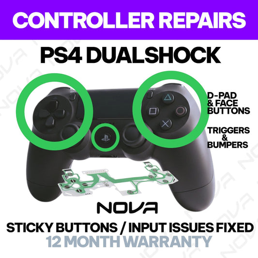 𝗣𝗦𝟰 𝗗𝗨𝗔𝗟𝗦𝗛𝗢𝗖𝗞 D-PAD + FACE BUTTONS, BUMPERS + TRIGGERS FIX - CONTROLLER REPAIRS
