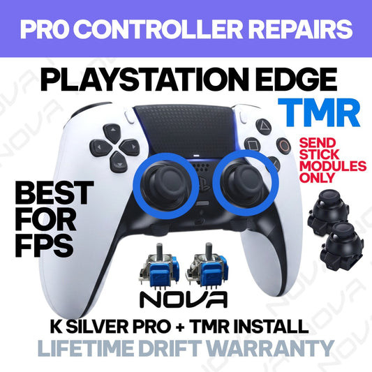 𝗣𝗟𝗔𝗬𝗦𝗧𝗔𝗧𝗜𝗢𝗡 𝗘𝗗𝗚𝗘 CONTROLLER REPAIR - X2 TMR K SILVER PRO PLUS INSTALLED - PRO CONTROLLER REPAIRS