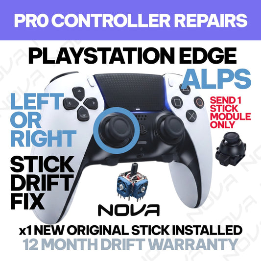 𝗣𝗟𝗔𝗬𝗦𝗧𝗔𝗧𝗜𝗢𝗡 𝗘𝗗𝗚𝗘 CONTROLLER REPAIR - STICK DRIFT FIX (X1 NEW ORIGINAL STICK INSTALLED) - PRO CONTROLLER REPAIRS