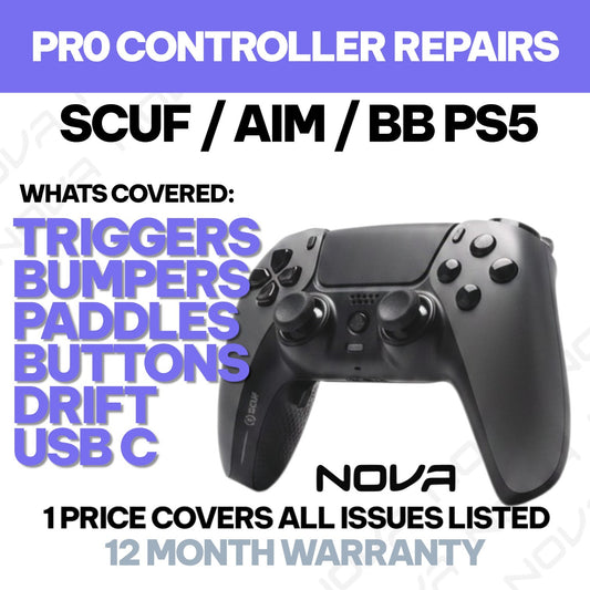 𝗣𝗦𝟱 𝗦𝗖𝗨𝗙 / 𝗔𝗜𝗠 / 𝗕𝗔𝗧𝗧𝗟𝗘 𝗕𝗘𝗔𝗩𝗘𝗥 CONTROLLER REPAIR - 1 PRICE FIXES ALL LISTED ISSUES - PRO CONTROLLER REPAIRS